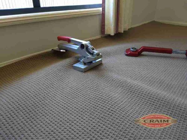 Carpet stretching job